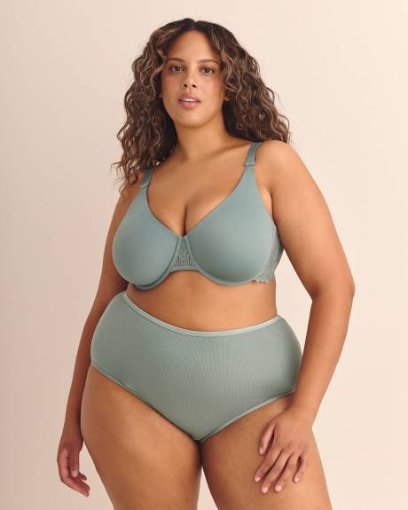Underwire Unlined Bra with Lace Wings - ti Voglio