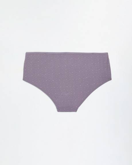 Culotte classique en coton à pois avec élastique scintillant - ti Voglio