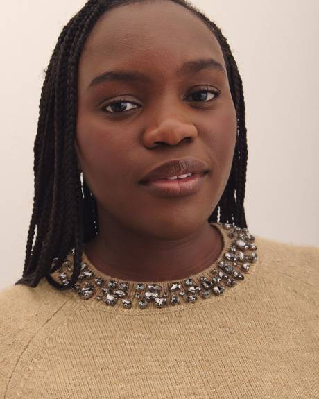 Jewel Crewneck Sweater