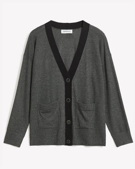 Cardigan avec poches, tissu responsable - Addition Elle