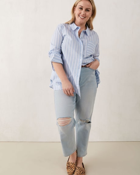 Striped Button-Down Shirt - In Every Story