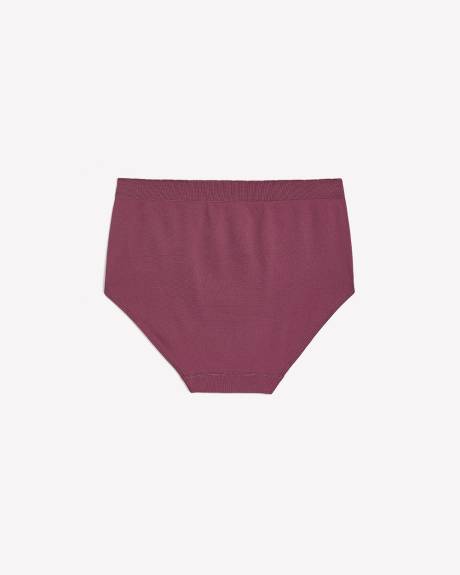 Purple Seamless Knit Full Brief - ti Voglio