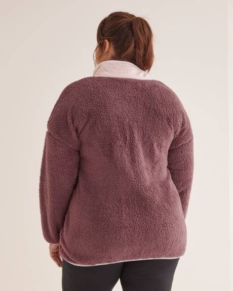 Manteau en sherpa brossé - Active Zone