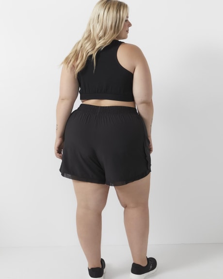 Short de course extensible, tissu responsable - Active Zone