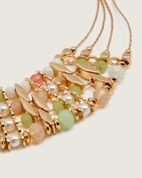 Short Beaded Statement Necklace - In Every Story