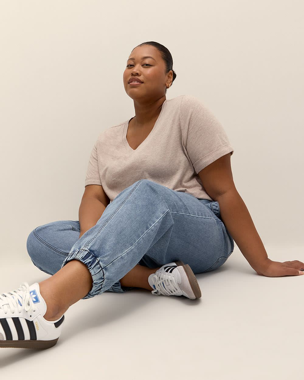 Super soft denim joggers on sale
