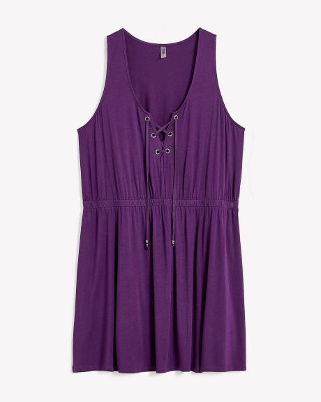 Responsible, Solid Slip Dress Cover-Up
