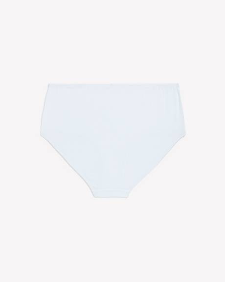 Basic High-Cut Cotton Solid Brief - ti Voglio