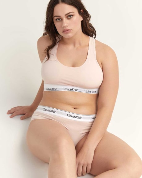 Culotte garçonne unie en coton - Calvin Klein