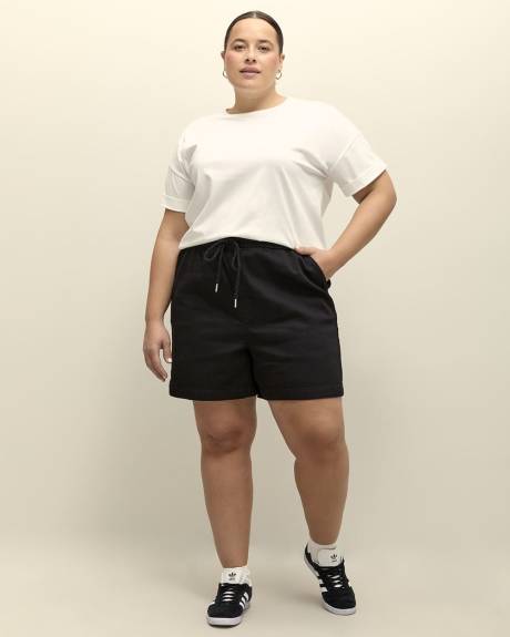 Responsible, Knit-Like Denim Shorts - d/C JEANS