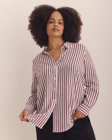 Dobby Buttoned Down Tunic Shirt