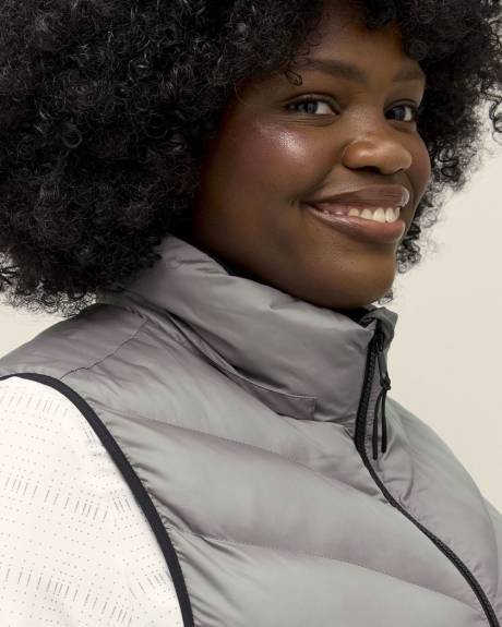 Veste matelassée compressible sans manches, tissu responsable - Active Zone