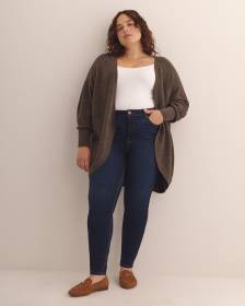 Tunic-Length Cocoon Cardigan
