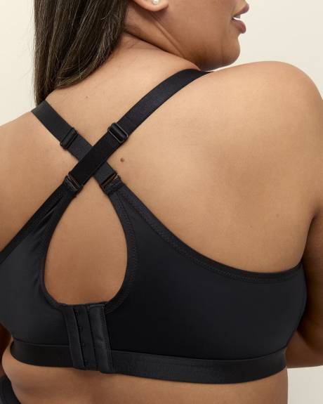 Soutien-gorge noir à bonnets souples en dentelle et maille, sans armatures - ti Voglio