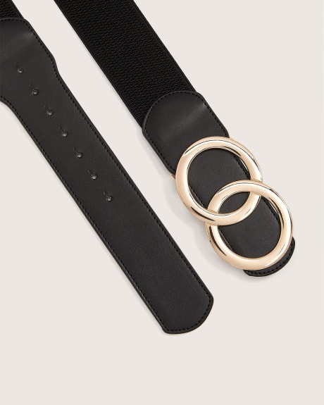 Ceinture élastique à boucle double