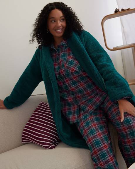 Blue Plush Robe - ti Voglio