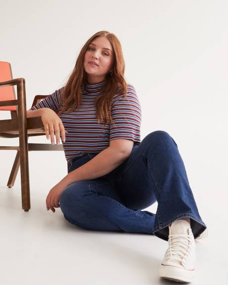 Responsible, Curvy-Fit Bootcut Jeans, Dark Wash - d/C JEANS