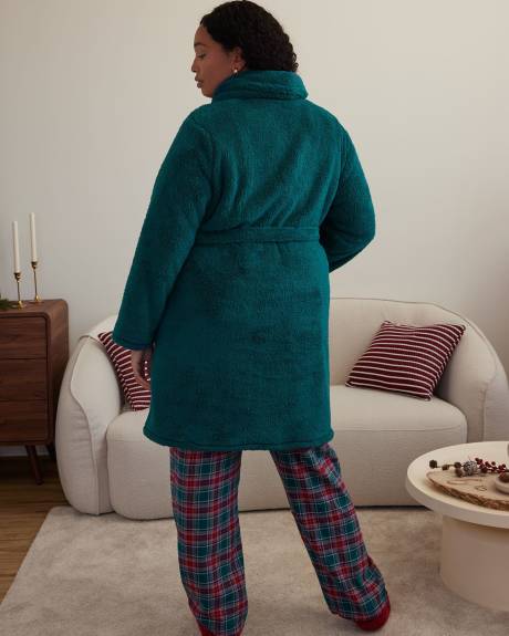 Blue Plush Robe - ti Voglio