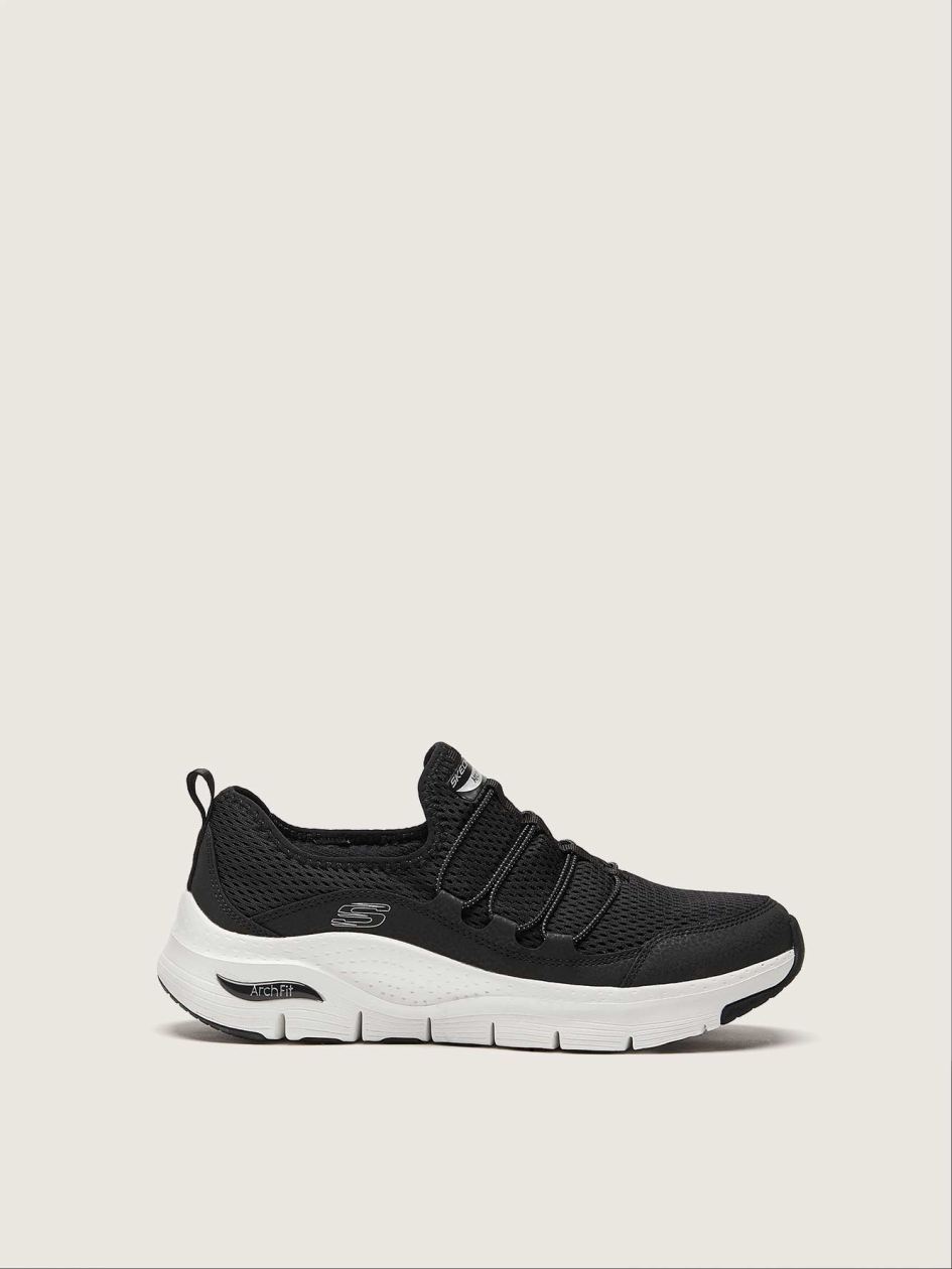 skechers slip on bungee sneakers