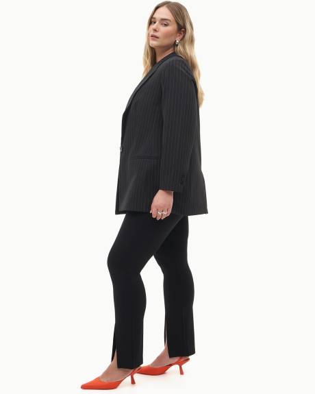 Single Breasted Pinstripe Blazer - Addition Elle