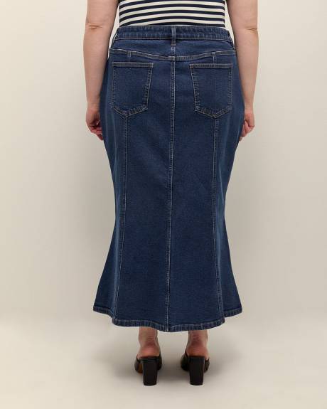 Responsible, Denim Mermaid Maxi Skirt - Addition Elle