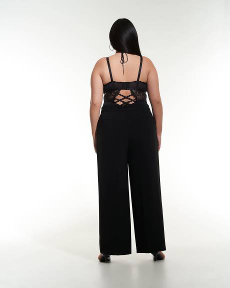 Black Wide-Leg Pant - Addition Elle