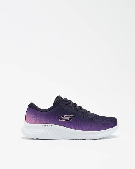 Chaussures lacées en maille ombrée avec mousse mémoire refroidie à l'air, pied large - Skechers