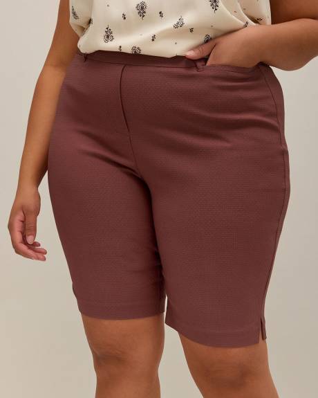 Short jacquard ton sur ton, coupe ingénieuse - Essentiels PENN.