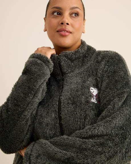 Grey Plush Snoopy Jacket - ti Voglio