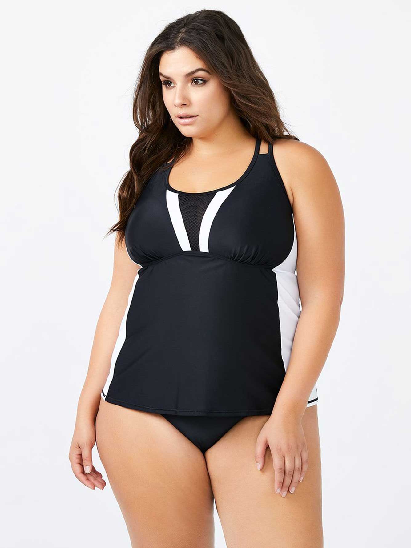 trendy plus size swim