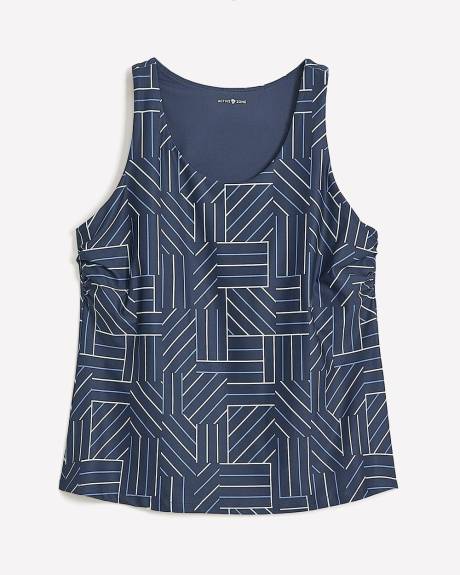 Patch Striped Racer Back Training Tank Top - Active Zone