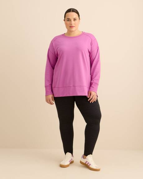 Pull &agrave; col rond en tricot fran&ccedil;ais - Active Zone