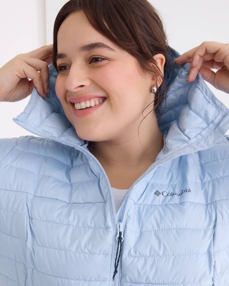 Light Hooded Silver Falls Packable Puffer Jacket - Columbia