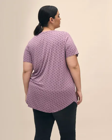 T-shirt coupe moderne à col dégagé, tissu responsable - Essentiels PENN.