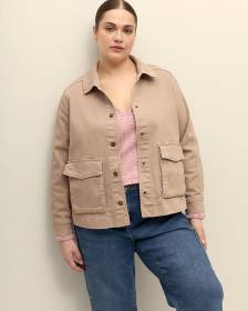 Washed Cotton Utility Jacket