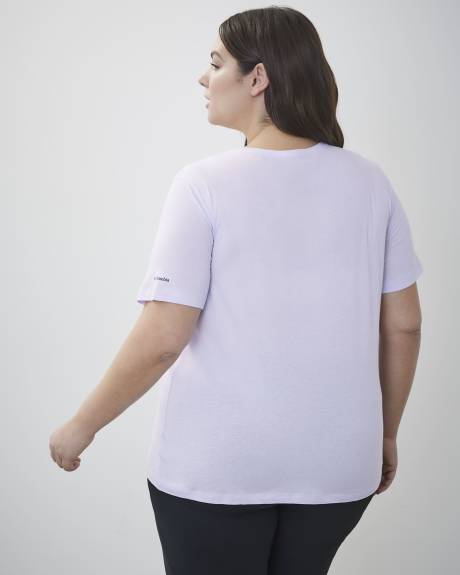 Bluebird Day Relaxed V-Neck Tee - Columbia
