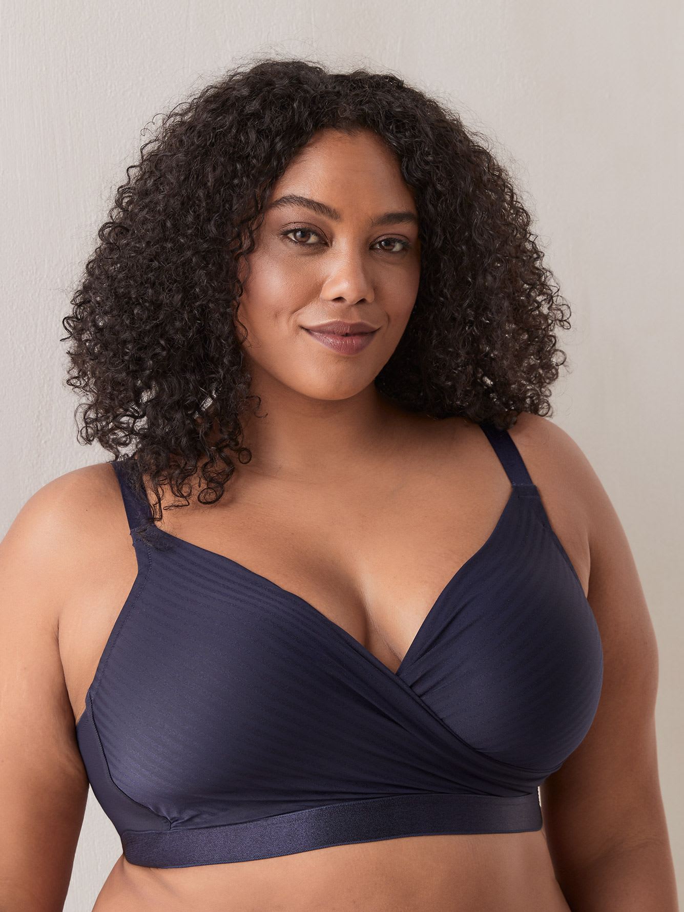 Lounge Bra, Shadow Stripes - Déesse Collection