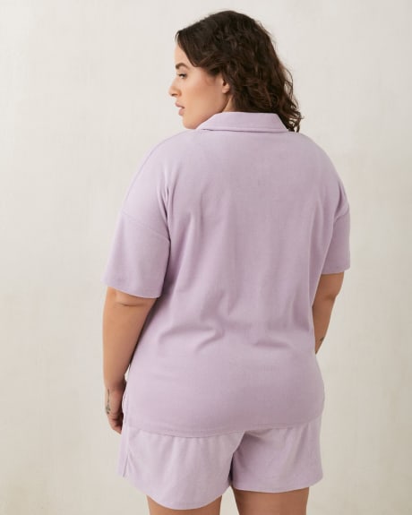 Short-Sleeve Terry Top - Active Zone