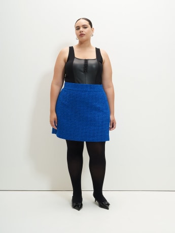 Mini Tweed Skirt - Addition Elle