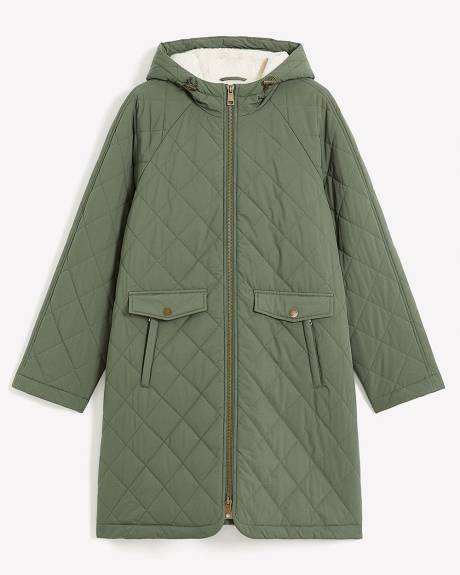 Quilted Hooded Jacket