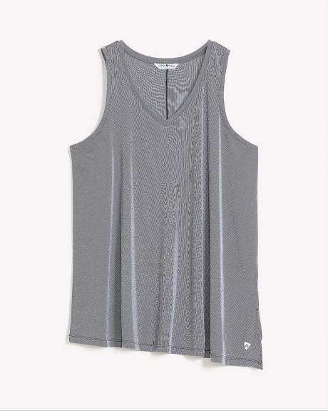 Camisole asymétrique en tricot côtelé - Active Zone