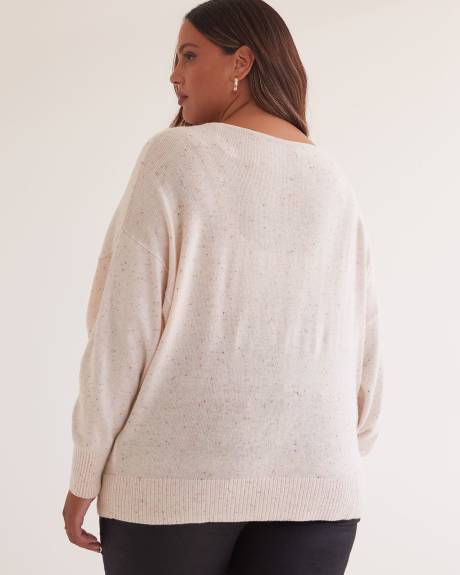 Pull décontracté en mélange de cachemire