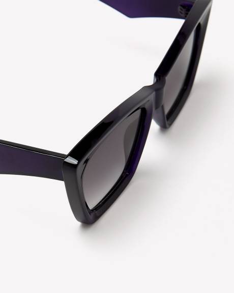 Purple Cat-Eye Sunglasses