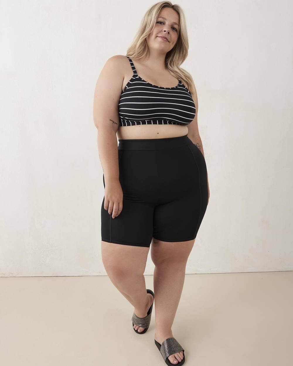 Plus size long swim pants store