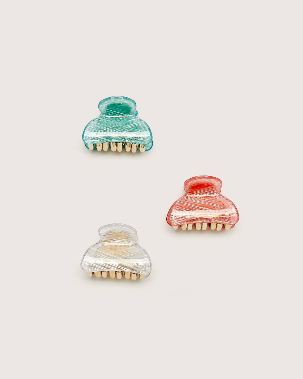 Assorted Mini Hair Clips, Set of 3 Penningtons