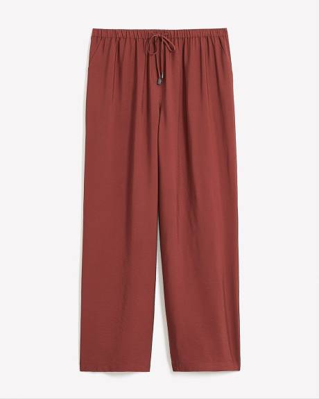 Wide-Leg Pant with Drawstring