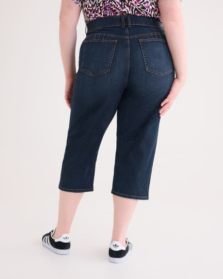 Responsible, Curvy-Fit Straight-Leg Capri Jeans - d/C JEANS