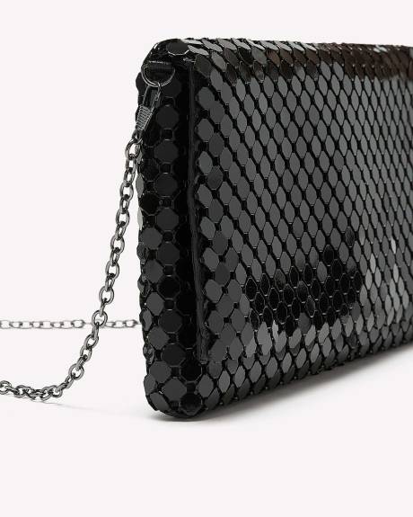 Black Sequins Clutch