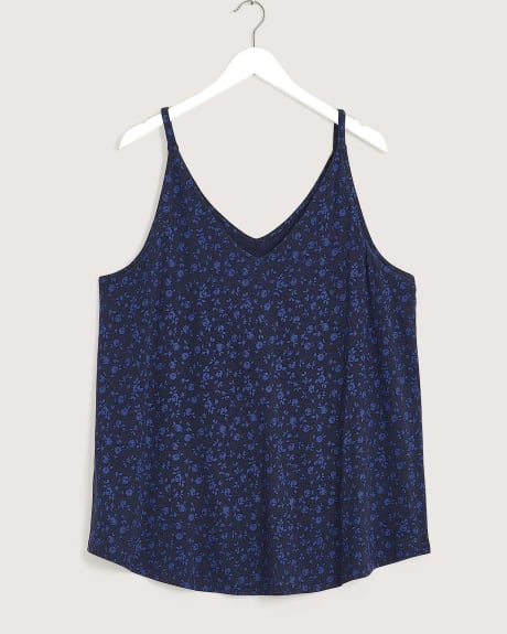 Cotton Blend Sleeveless Relaxed-Fit Cami