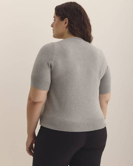 Responsible, Elbow-Sleeve Crewneck Sweater